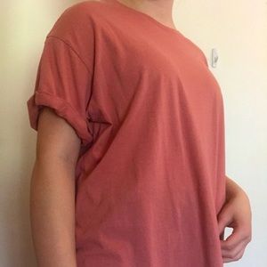 Pink tshirt dress